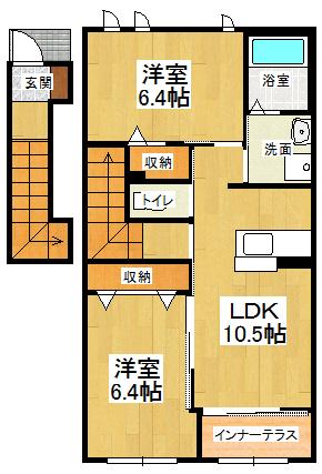 ２階・中部屋