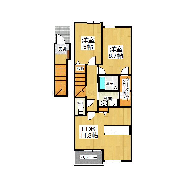 ２階・中部屋