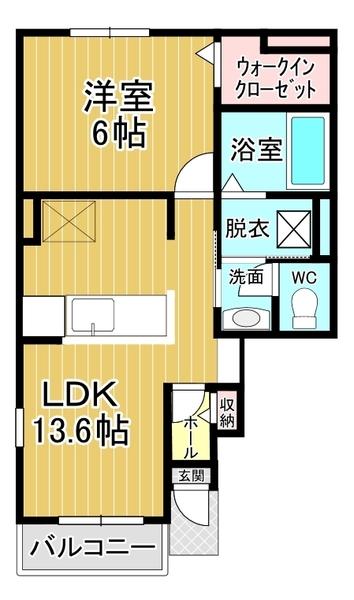 ル・ヴァンＡ（101） 間取り図画像