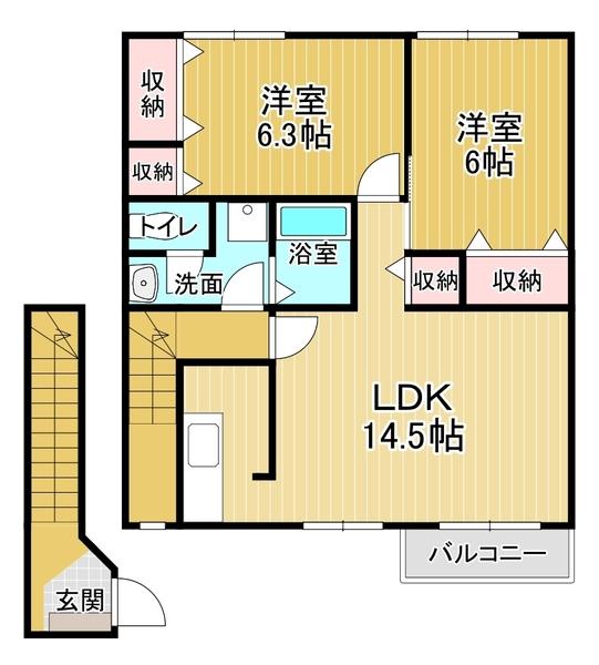 ２階・中部屋