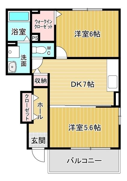 サンパティーク・パレスＢ（103） 間取り図画像