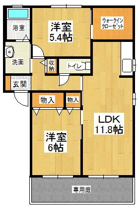 １階・角部屋