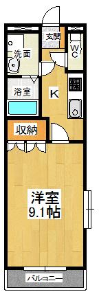 ２階・角部屋