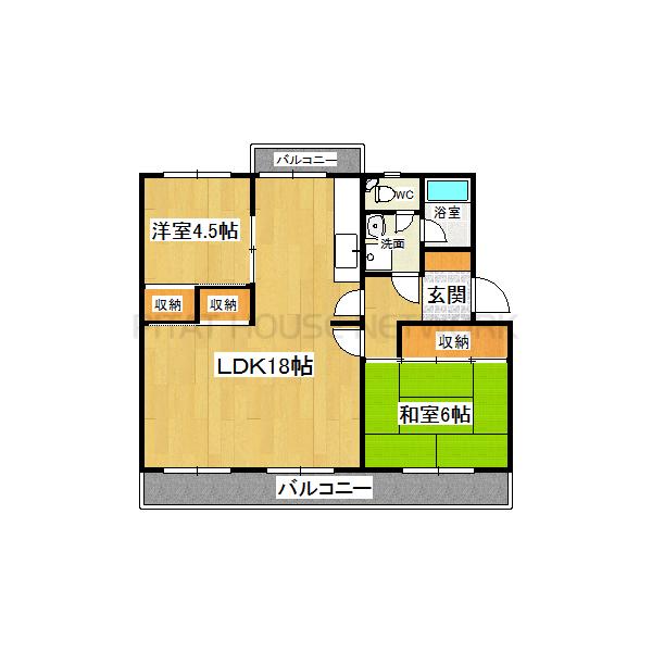 最上階・角部屋