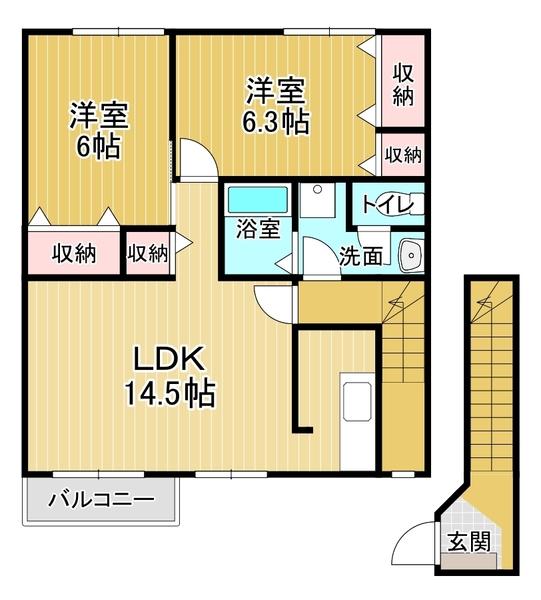 ２階・中部屋
