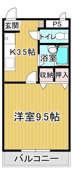 １階・角部屋