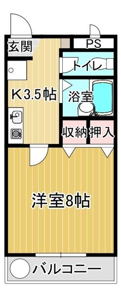 １階角部屋