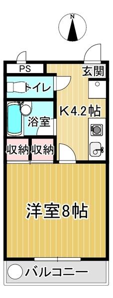 ２階角部屋