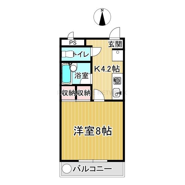 ２階角部屋