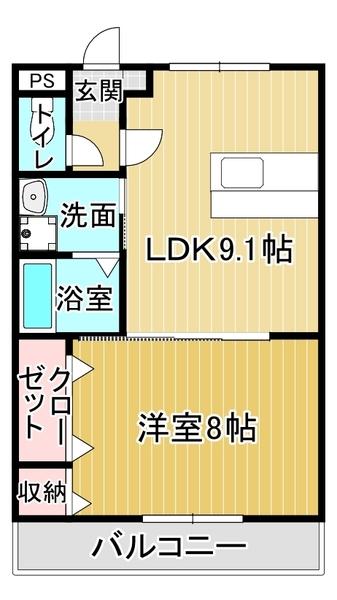 2階中部屋