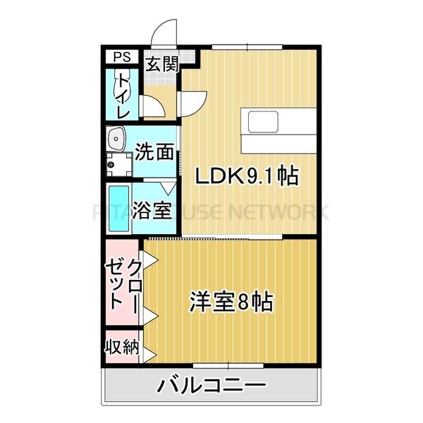 2階中部屋