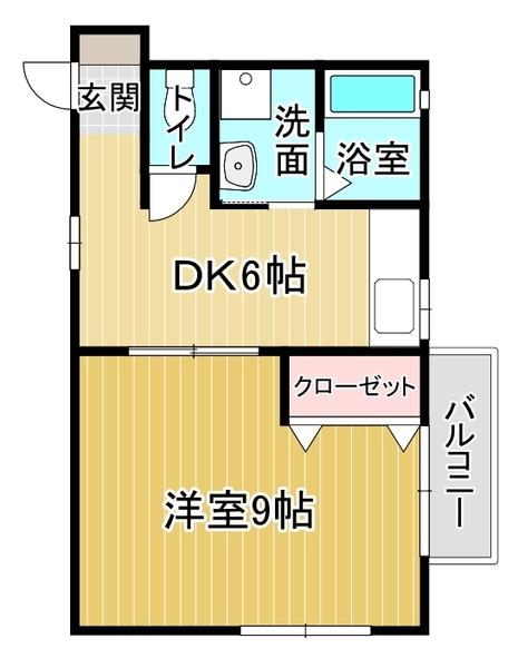 ２階・角部屋