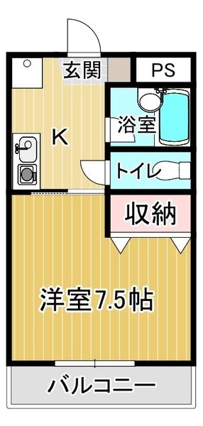 ３階・角部屋