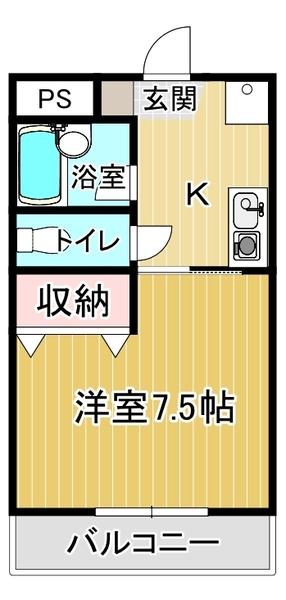 ２階・角部屋