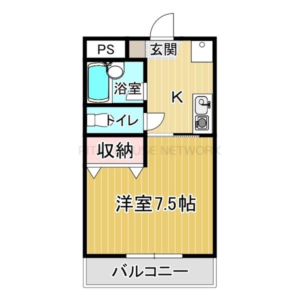 ２階・角部屋