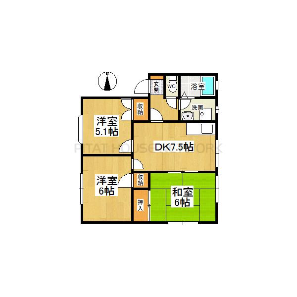 １階・角部屋