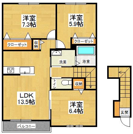  間取り図写真