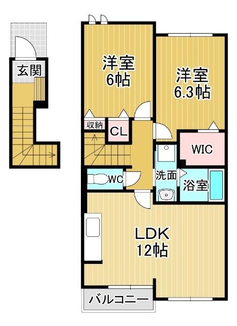 ２階・中部屋