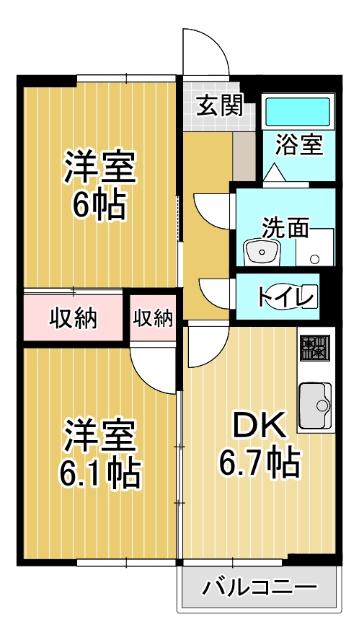 ２階中部屋