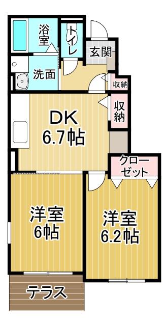 １階・角部屋