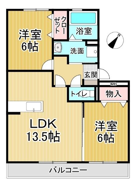 グランパルク（302） 間取り図画像