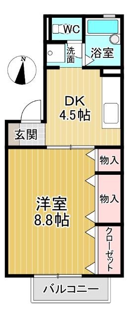 １階・角部屋