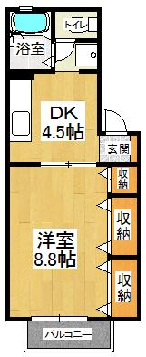１階・角部屋
