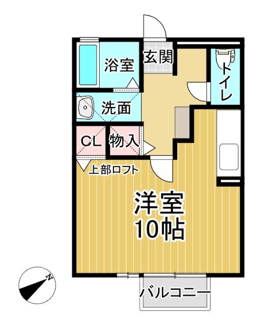 PALAST（201） 間取り図画像