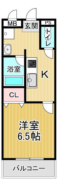 メゾンロワイヤル（103） 間取り図画像