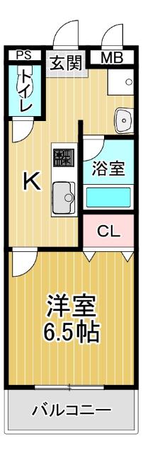 メゾンロワイヤル（204） 間取り図画像