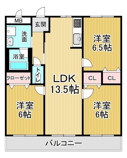 メゾンロワイヤル（109） 間取り図画像