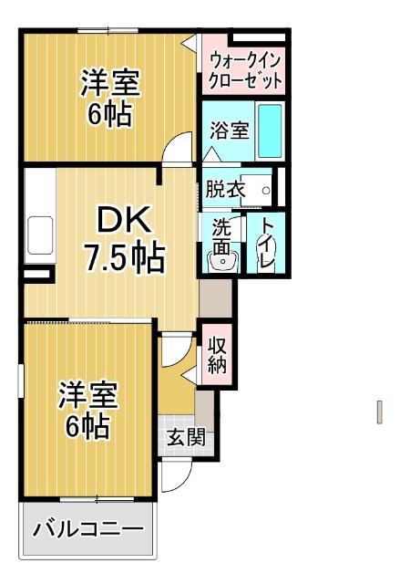 グラーディア（101） 間取り図画像