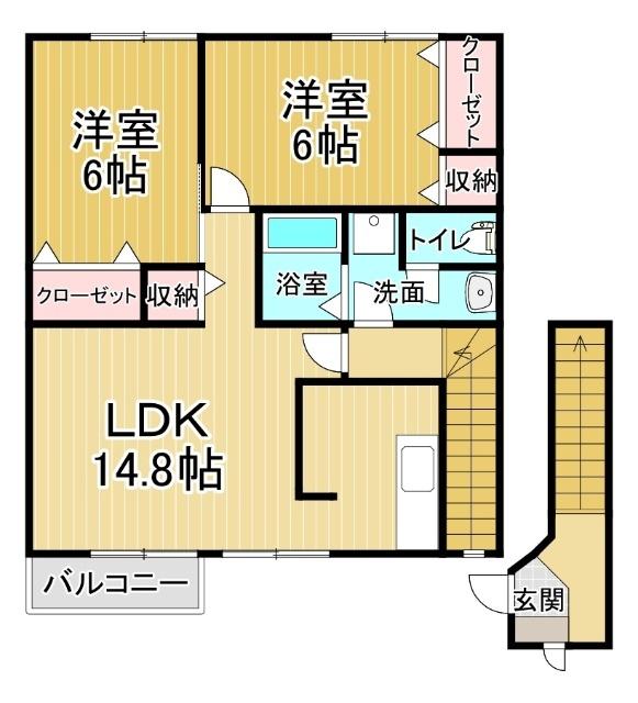 ウィルレジデンスⅦ（203） 間取り図画像