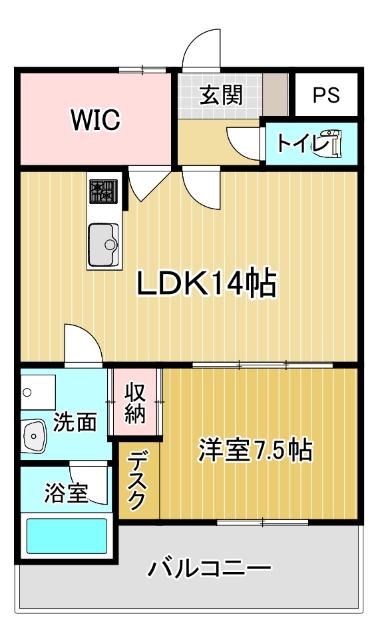 ココクリスタル松茂（203） 間取り図画像