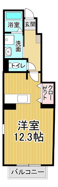 ヴィヴァーチェ春日野Ｂ（103） 間取り図画像