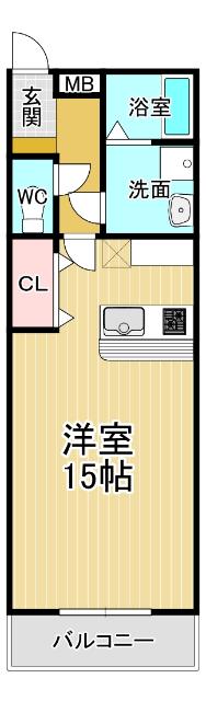 ドミール・イレブン（202） 間取り図画像