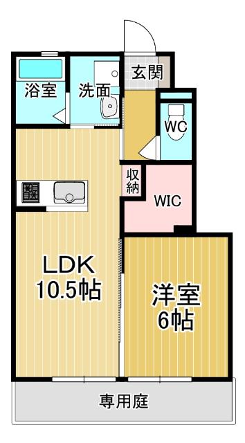 １階・角部屋