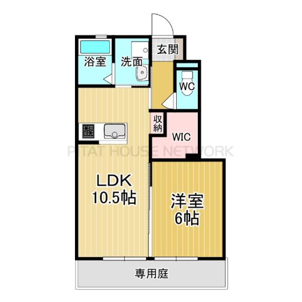 １階・角部屋