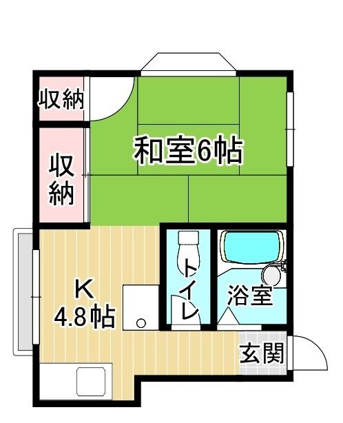 1階・角部屋