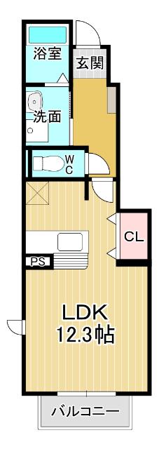 パンタナール（105） 間取り図画像