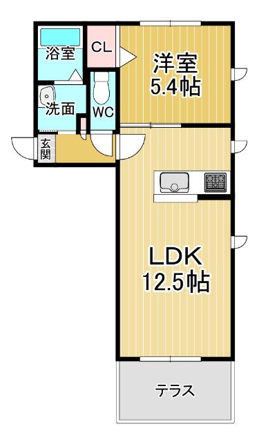 シャーメゾンラフィーネ一番館（101） 間取り図画像