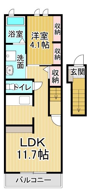 スプレンドーレ（203） 間取り図画像