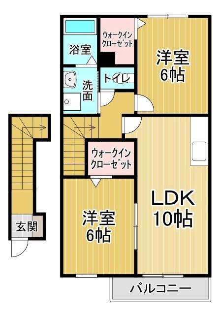 プランタン（203） 間取り図画像