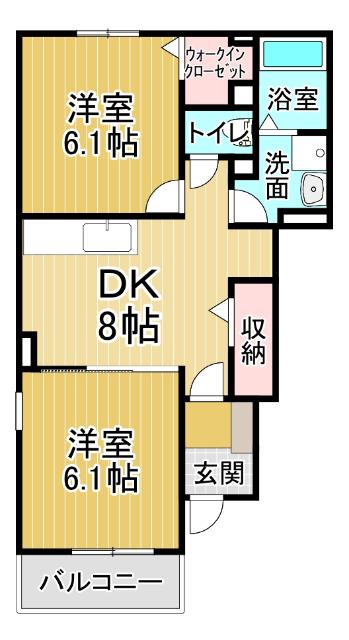 ファミールfulful Ａ（101） 間取り図画像