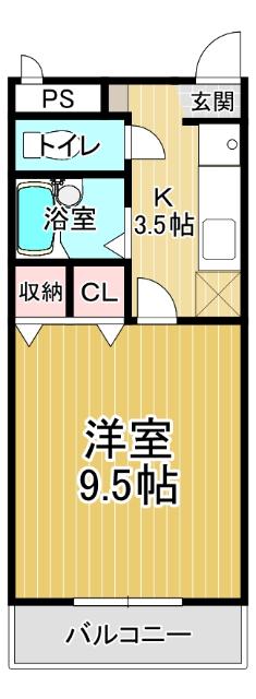 1階角部屋