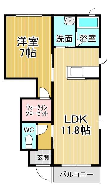 シャーメゾンルミエール川内（102） 間取り図画像