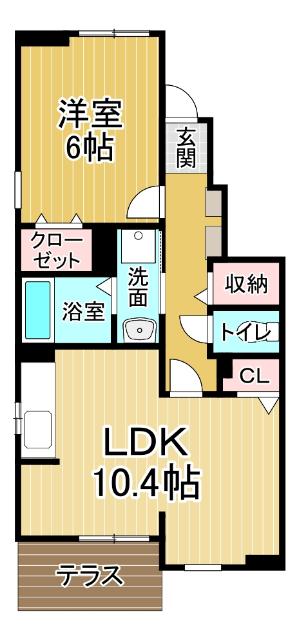 アルシュ・グウルドイル（105） 間取り図画像