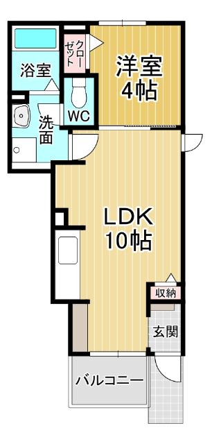 ミニヨン　アンジュ（105） 間取り図画像