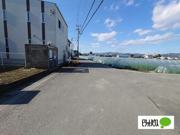 藍住町住吉土地 前面道路含む現地写真