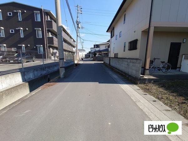 藍住町住吉土地 前面道路含む現地写真